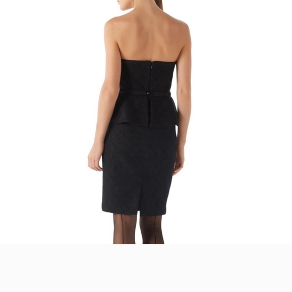 White House Black Market   Black Strapless Lace Cocktail Dress - Picture 2 of 12